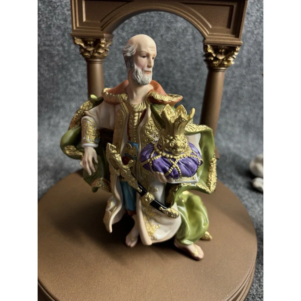 Vintage 1982 Franklin Mint The Vatican Nativity Set Large Set Christmas